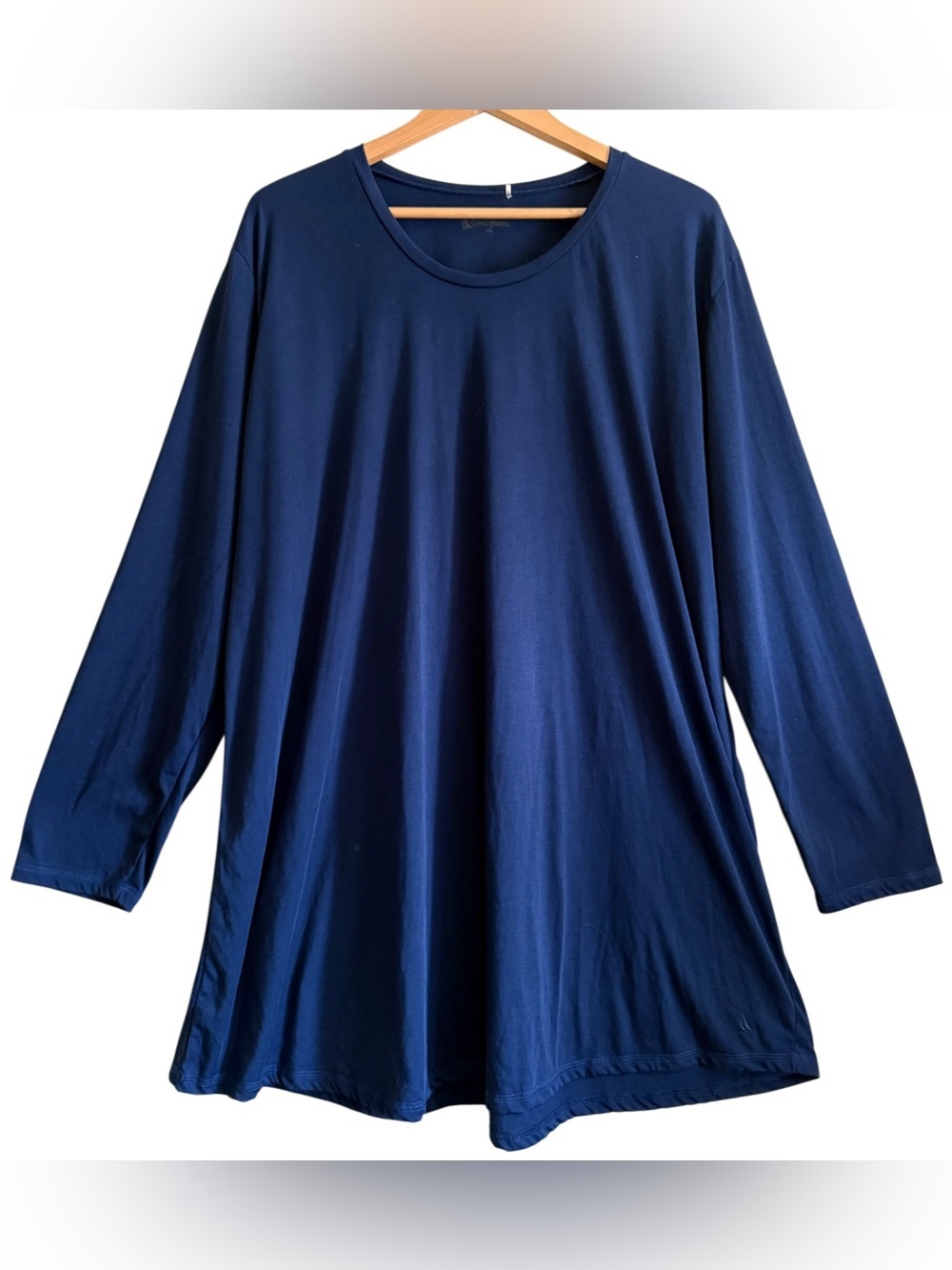 COOL-JAMS Supersoft Oversized Comfy Stretchy Long Sleeve Tunic Nightgown 2XL